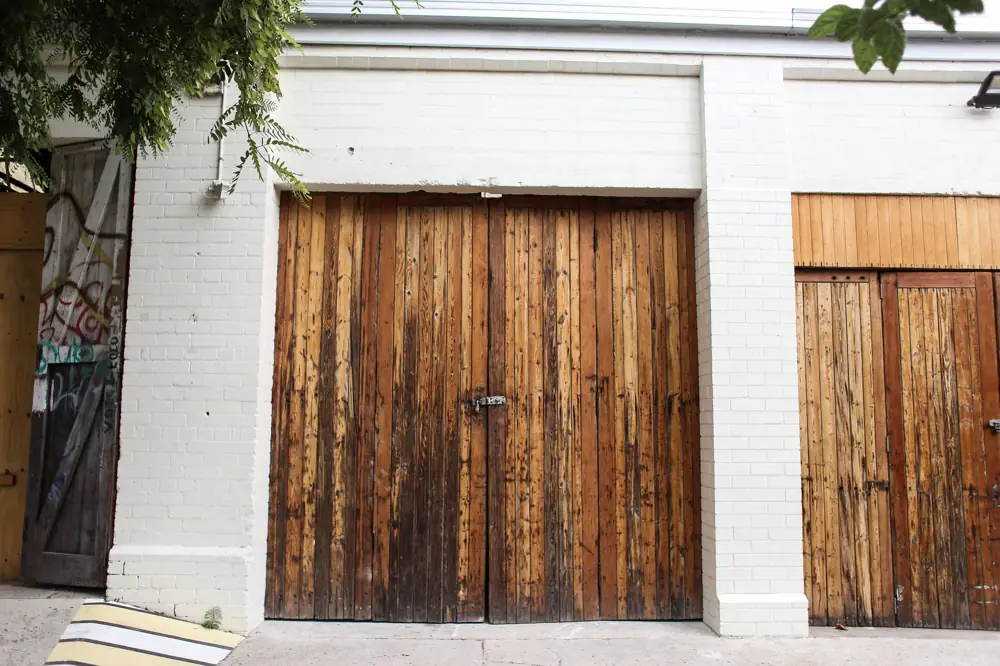 Custom Cedar Garage Door