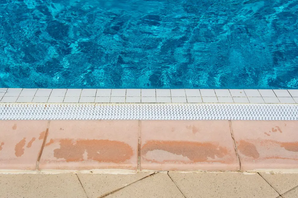 Pool Coping and Waterline Tile