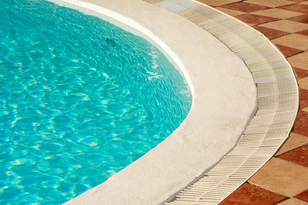 Pool Coping and Waterline Tile