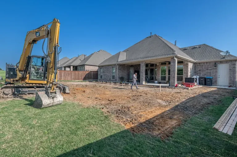 Pool Excavation Sloped Block