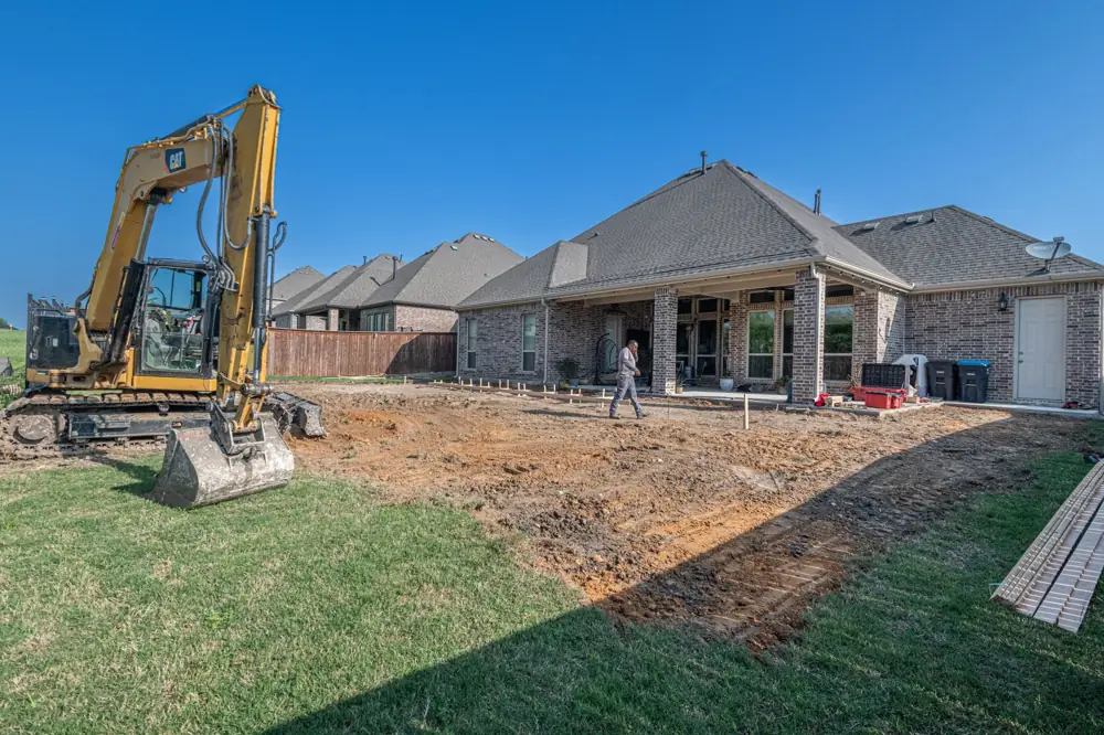 Pool Excavation Sloped Block